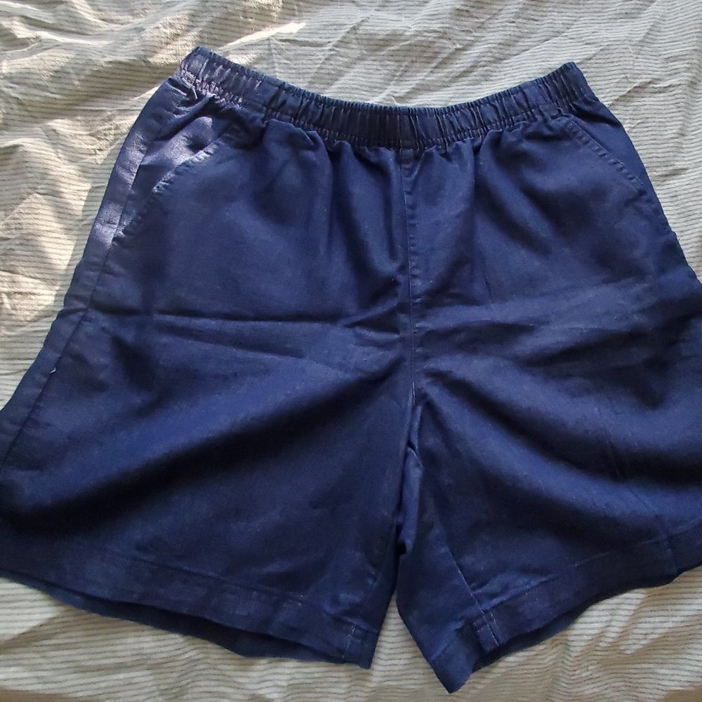 White Stag Denim Shorts Elastic Waist